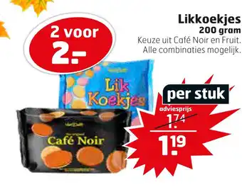 Trekpleister Likkoekjes 200 gram aanbieding