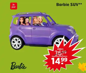 Trekpleister Barbie SUV** aanbieding