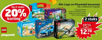 Trekpleister Alle Lego en Playmohil houwsets aanbieding