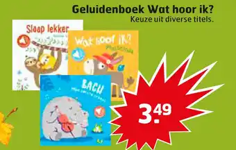 Trekpleister Geluidenboek Wat hoor ik? aanbieding