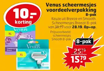 Trekpleister Venus scheermesjes voordeelverpakking 8-pak aanbieding