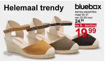 Scapino Bluebox dames espadrilles aanbieding