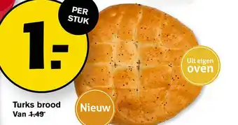 Hoogvliet Turks brood aanbieding