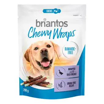 Zooplus Briantos Chewy Wraps voor Honden - Eend 2 x 200g aanbieding