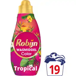 Jumbo Robijn Klein & Krachtig Wasmiddel Tropical - 19 Wasbeurten aanbieding