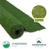 Bol.com Green Turtle Premium Kunstgras - Grastapijt - 100x400cm - 21mm - PINE VALLEY - Artificieel Gras - Grastapijt voor buiten en b aanbieding