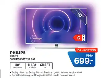 Electroworld Philips UHD tv aanbieding