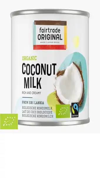 Flink Fairtrade - BIO Kokosmelk 270 ML 6 BL aanbieding