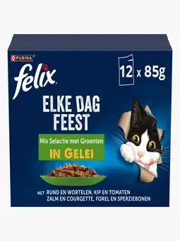 Flink Felix Multipack Elke Dag Feest Mix 12x85g aanbieding