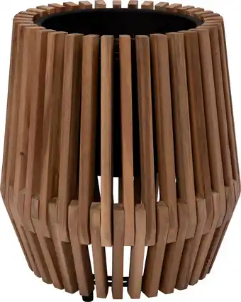 Intratuin Intratuin bloempot op poten Latten naturel D 39 H 40 cm aanbieding