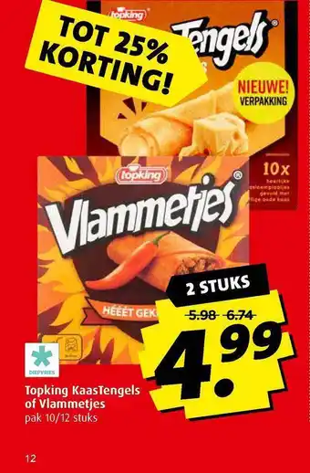 Boni Topking Kaastengels Of Vlammetjes Tot 52% Korting aanbieding