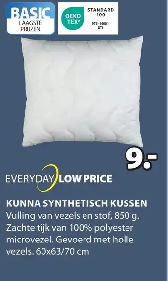 Jysk KUNNA SYNTHETISCH KUSSEN aanbieding