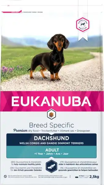 Welkoop Eukanuba Teckel - Hondenvoer - Kip - 2,5 kg aanbieding