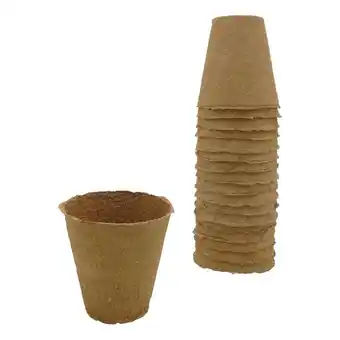 Welkoop Nature - Turfpotjes - 18 Stuks - 8,5x8x8 cm aanbieding