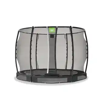 Welkoop EXIT Allure Premium - Inground trampoline - 305 cm - Zwart - Rond aanbieding