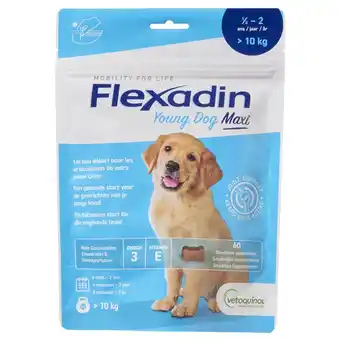 Welkoop Flexadin Junior Hond Maxi - Soepele Gewrichten - 60 stuks aanbieding