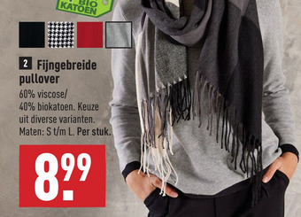 ALDI Fijngebreide pullover aanbieding