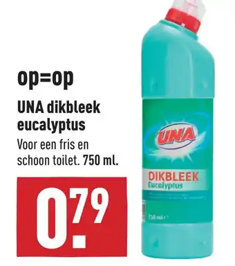 ALDI UNA dikbleek eucalyptus aanbieding