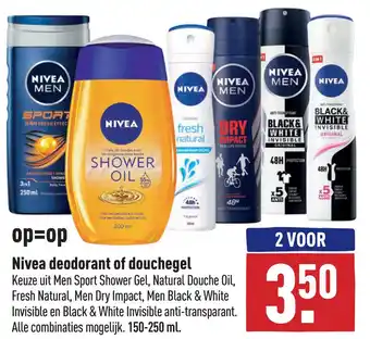 ALDI Nivea deodorant of douchegel aanbieding