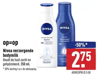 ALDI Nivea verzorgende bodymilk aanbieding