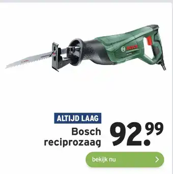 GAMMA Bosch reciprozaag aanbieding