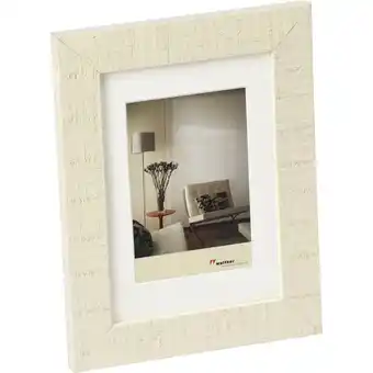 Conrad walther+ design HO520W Wissellijst Papierformaat: 20 x 15 cm Wit, Beige aanbieding