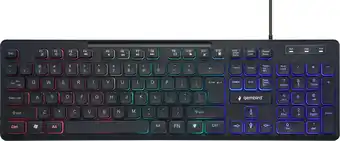 Bol.com Gembird - Rainbow Backlight Toetsenbord Multimedia - US Layout - KB-UML-02 aanbieding