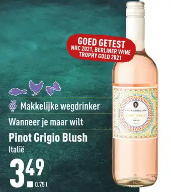 ALDI Pinot Grigio Blush Italië aanbieding