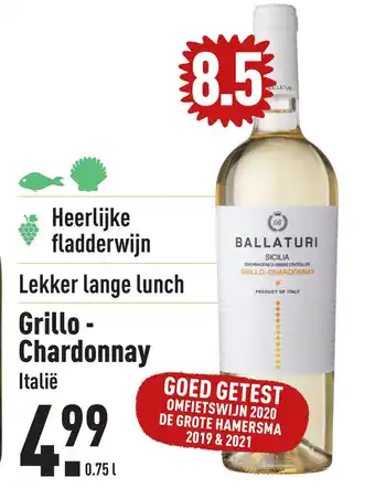 ALDI Grillo - Chardonnay Italië aanbieding