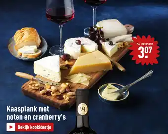 ALDI Kaasplank met noten en cranberry's aanbieding