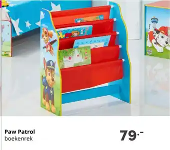 Baby & Tiener Paw Patrol boekenrek aanbieding