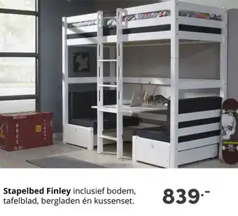 Baby & Tiener Stapelbed Finley aanbieding