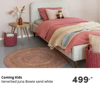 Baby & Tiener Coming Kids tienerbed Juna Bowie sand white aanbieding