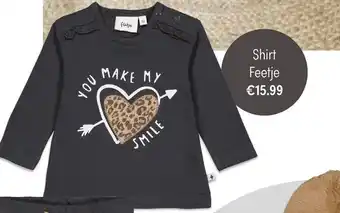 Baby & Tiener Shirt Feetje aanbieding