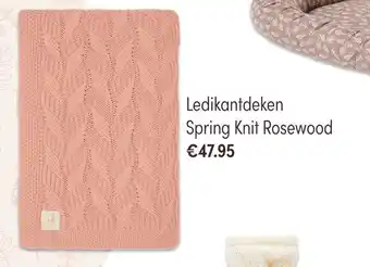 Baby & Tiener Ledikantdeken Spring Knit Rosewood aanbieding