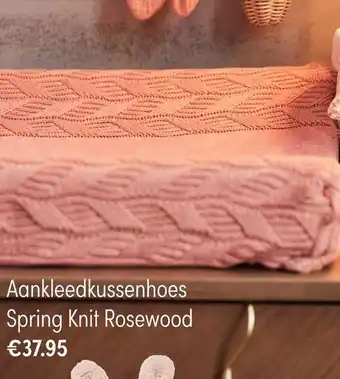 Baby & Tiener Aankleedkussenhoes Spring Knit Rosewood aanbieding