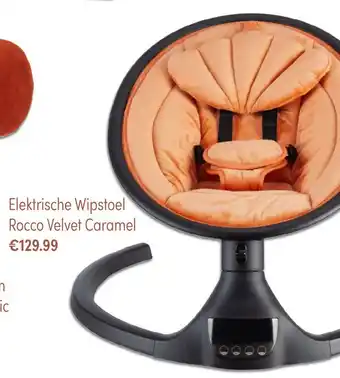 Baby & Tiener Elektrische Wipstoel Rocco Velvet Caramel aanbieding