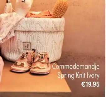 Baby & Tiener Commodemandje Spring Knit Ivory aanbieding