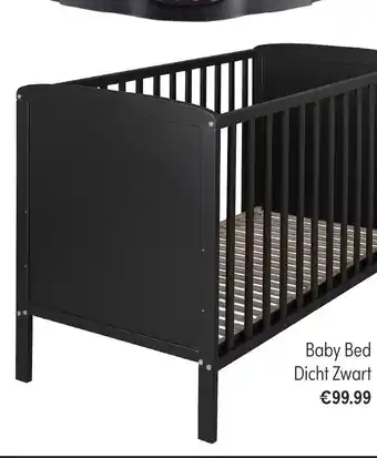 Baby & Tiener Baby Bed Dicht Zwart aanbieding