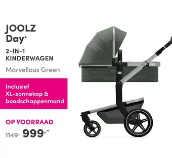 Baby & Tiener Joolz Day* 2-In-1 Kinderwagen Marvellous Green aanbieding