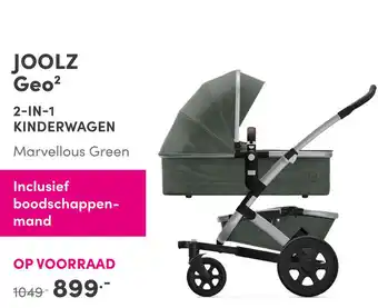 Baby & Tiener Joolz Geo 2-In-1 Kinderwagen Marvellous Green aanbieding