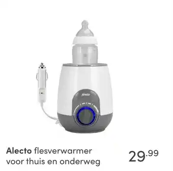 Baby & Tiener Alecto flesverwarmer voor thuis en onderweg aanbieding