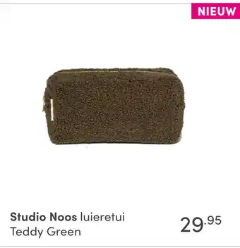 Baby & Tiener Studio Noos luieretui Teddy Green aanbieding