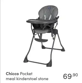 Baby & Tiener Chicco Pocket meal kinderstoel stone aanbieding