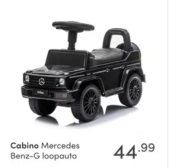 Baby & Tiener Cabino Mercedes Benz-G loopauto aanbieding