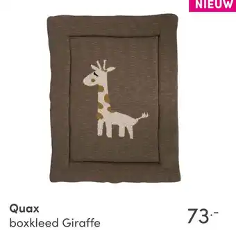 Baby & Tiener Quax boxkleed Giraffe aanbieding