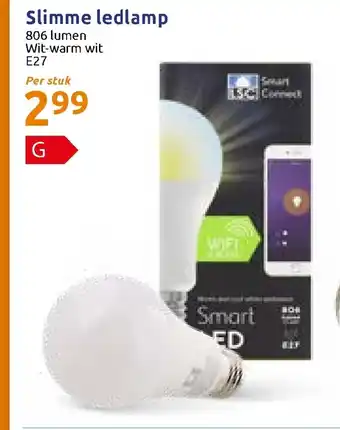 Action Smart LED Slimme ledlamp aanbieding