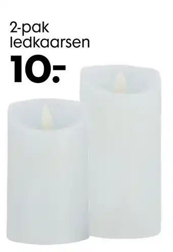 HEMA LEDkaarsen 2-pak aanbieding