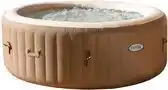 Bol.com Intex PureSpa Sahara Tan Round Bubble Massage Set 4-persoons (220 - 240 Volt) aanbieding
