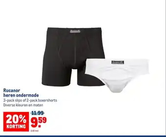 Makro Rucanor heren ondermode aanbieding